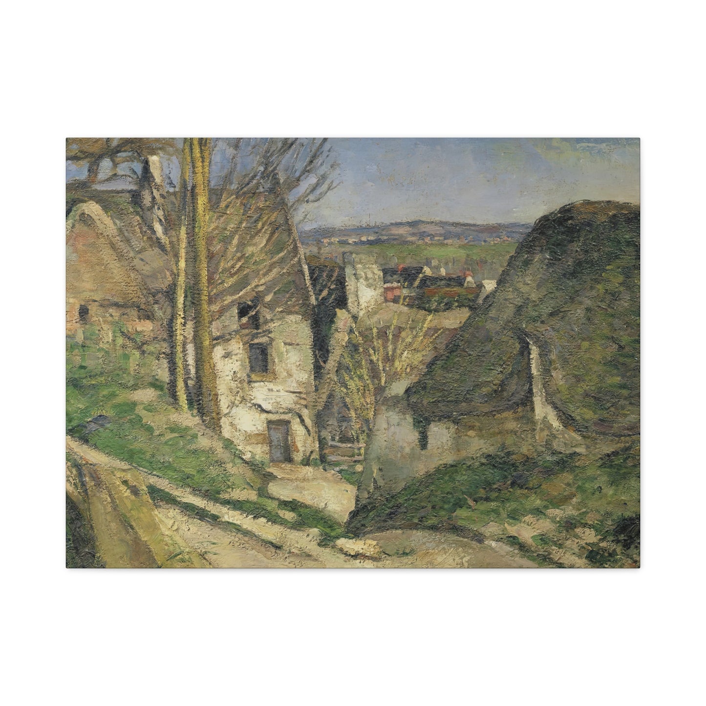 Cézanne, Paul - The House of the Hanged Man (1874) - Canvas Block, unframed