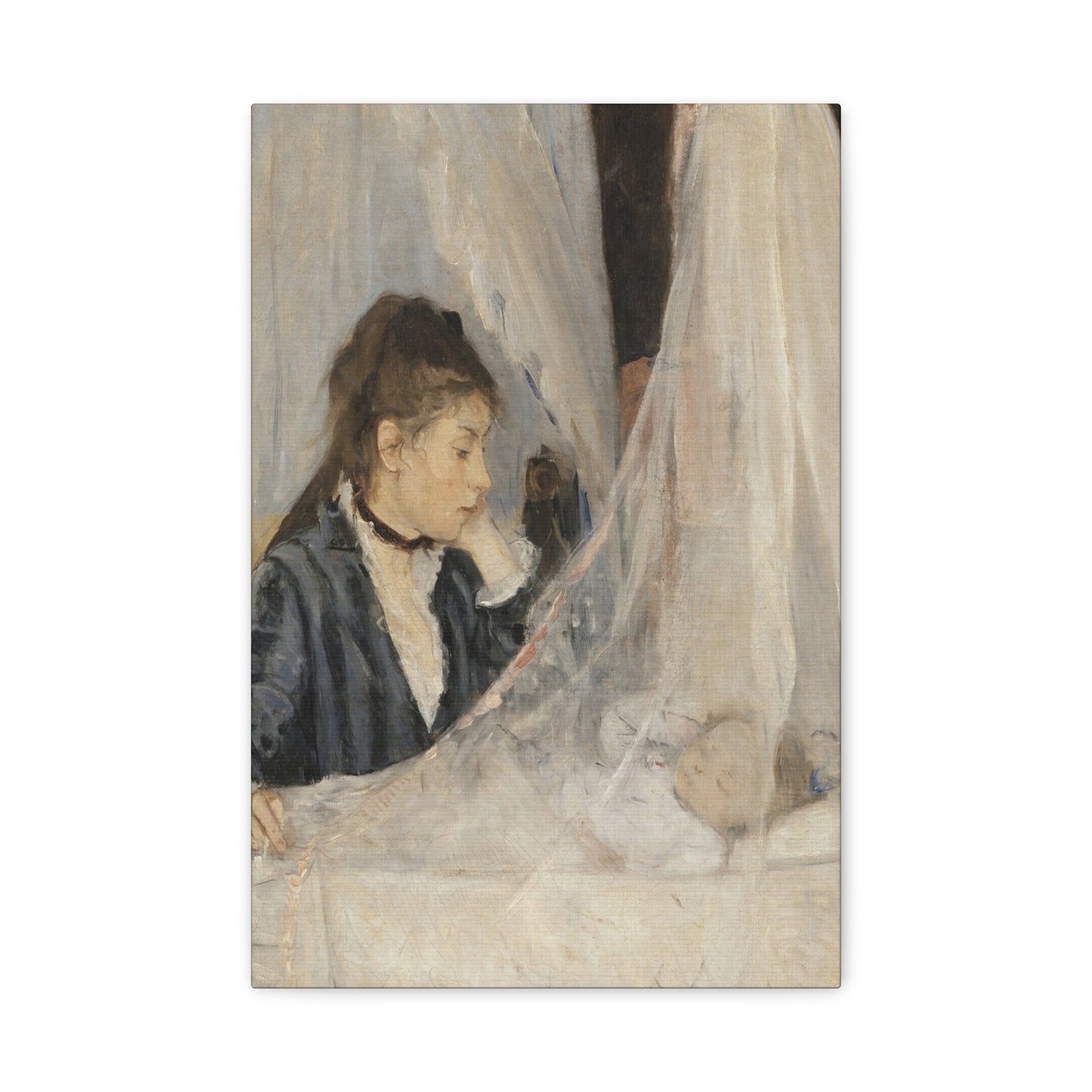 Morisot, Berthe - The Cradle (1872) - Canvas Block, unframed