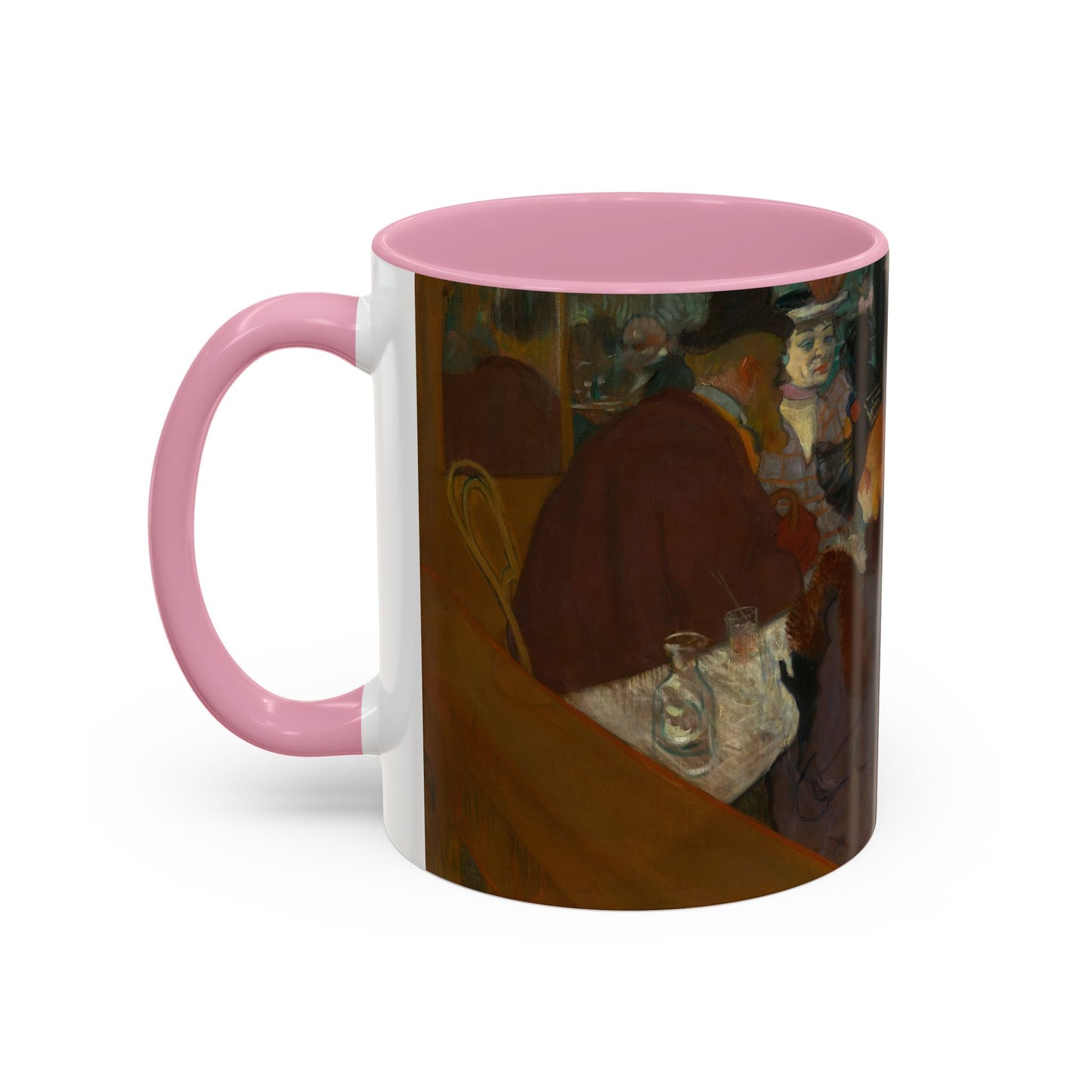 Toulouse-Lautrec, Henri - At the Moulin Rouge (1892) - Colorful Accent Mugs