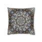 Pacio, Adam - Memento Mori Mandala - Suede Square Pillowcase