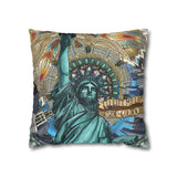 Liberty Mandala - Suede Square Pillowcase