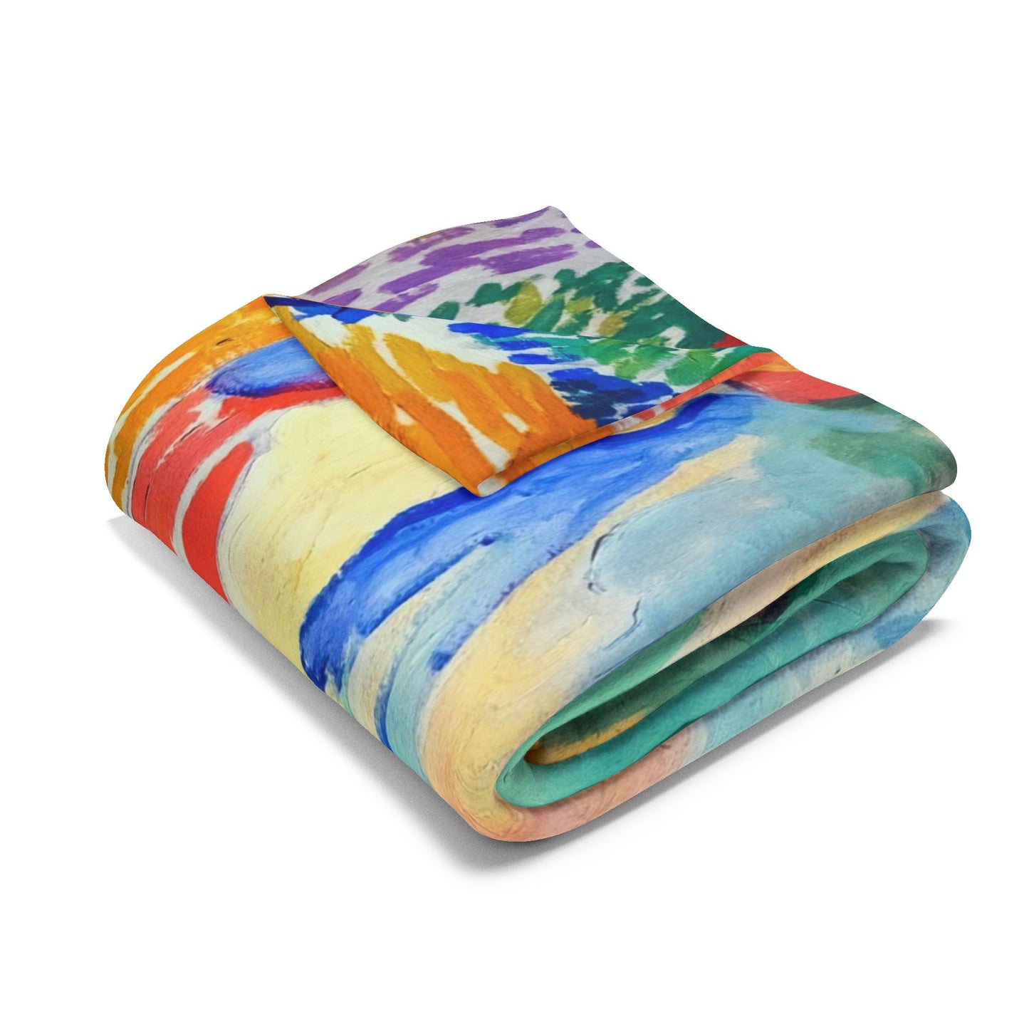 Derain, André - Mountains at Collioure (1905) - Arctic Fleece Blanket