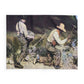 Courbet, Gustave - The Stone Breakers (1850) - Arctic Fleece Blanket
