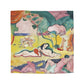 Matisse, Henri - The Joy of Life (1905) - Microfiber Duvet Cover