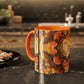 Filiger, Charles - Woman’s Head with Closed Eyes (1893) - Colorful Accent Mugs