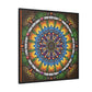 Emerald Arrows Mandala - Framed Matte Canvas