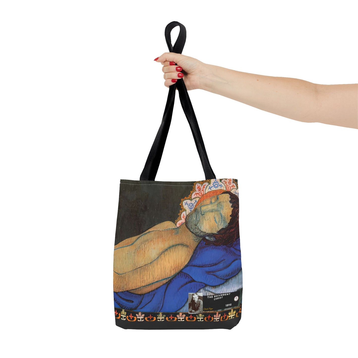 Filiger, Charles - The Recumbent Christ (1895) - Tote Bag