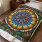 Pacio, Adam - Emerald Arrows Mandal - Velveteen Plush Blanket