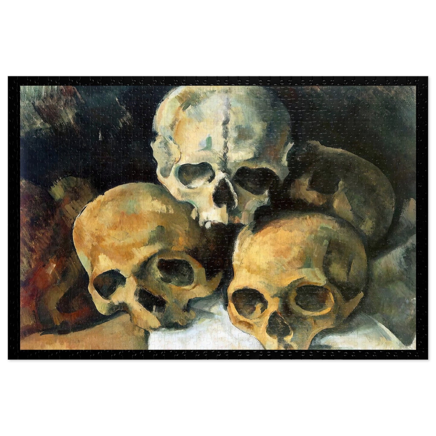 Cézanne, Paul - Pyramid of Skulls (1901) - 1000pc Jigsaw Puzzle