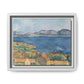 Cézanne, Paul - The Bay of Marseille, Seen from L'Estaque (1885) - Matte Canvas, Framed