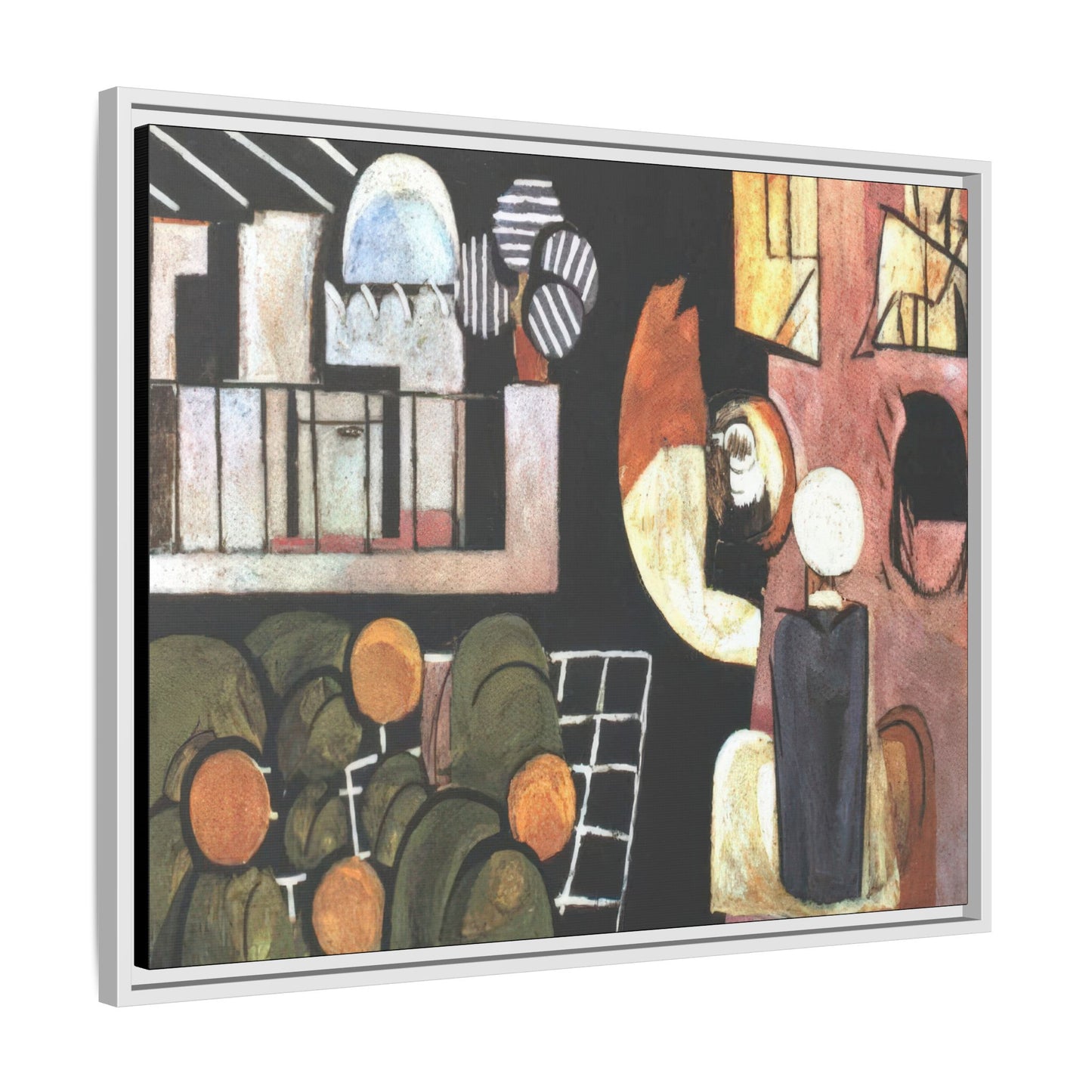 Matisse, Henri - The Moroccans (1916) - Matte Canvas, Framed