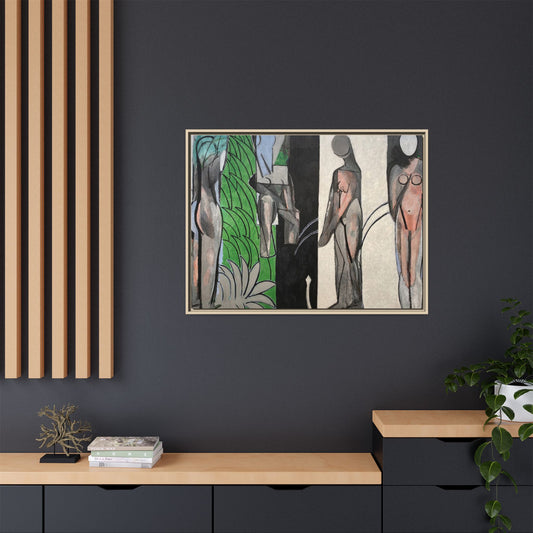 Matisse, Henri - Bathers by a River (1917) - Matte Canvas, Framed