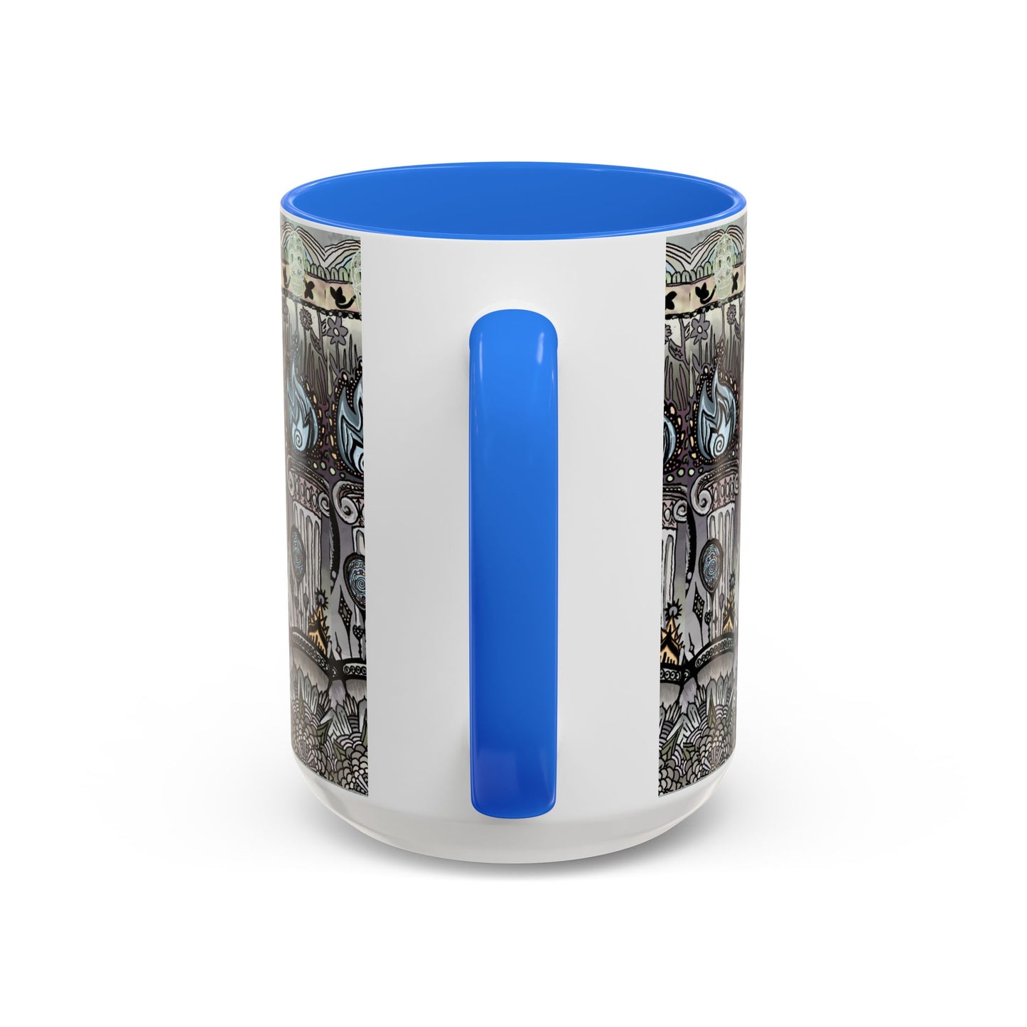 Pacio, Adam - Memento Mori Mandala - Colorful Accent Mugs