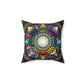 Pacio, Adam - Mystic Jewel Mandala - Suede Square Pillow