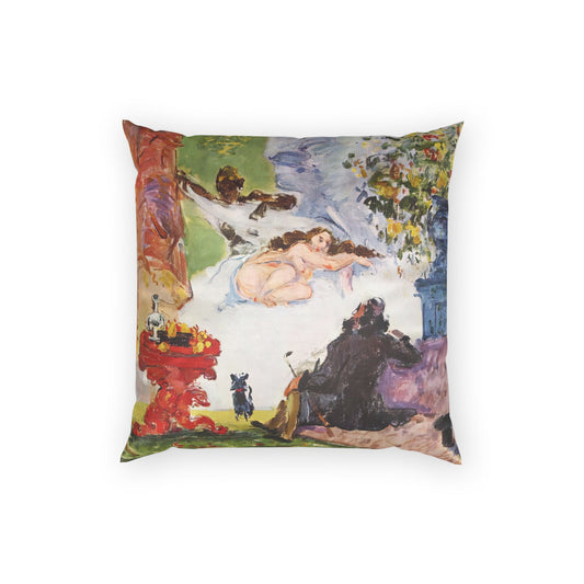 Cézanne, Paul - A Modern Olympia (1874) - Poly Velvet Pillow