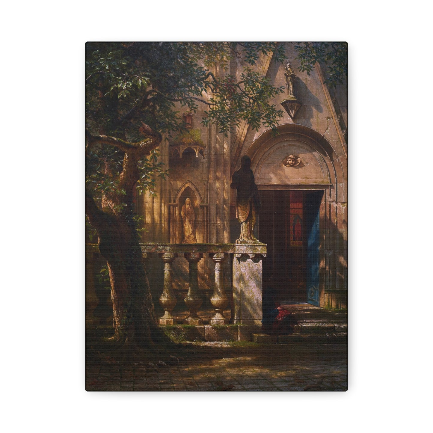Bierstadt, Albert - Sunlight and Shadow  (1854) - Canvas Block, unframed