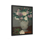 Manet, Édouard - Peonies (1864) - Matte Canvas, Framed
