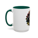 AdamPacio.com - Black Logo - Colorful Accent Mugs