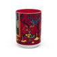 Matisse, Henri - The Dessert Harmony in Red (1908) - Colorful Accent Mugs