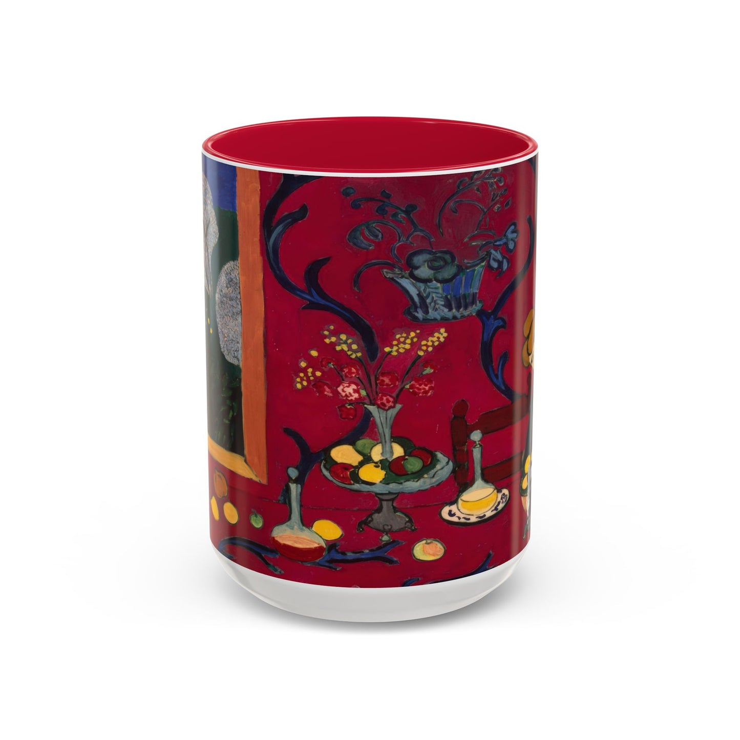 Matisse, Henri - The Dessert Harmony in Red (1908) - Colorful Accent Mugs