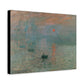 Monet, Claude - Impression, Sunrise (1872) - Canvas Block, unframed