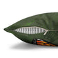 Monarch Butterfly Mandala - Faux Suede Square Pillowcase