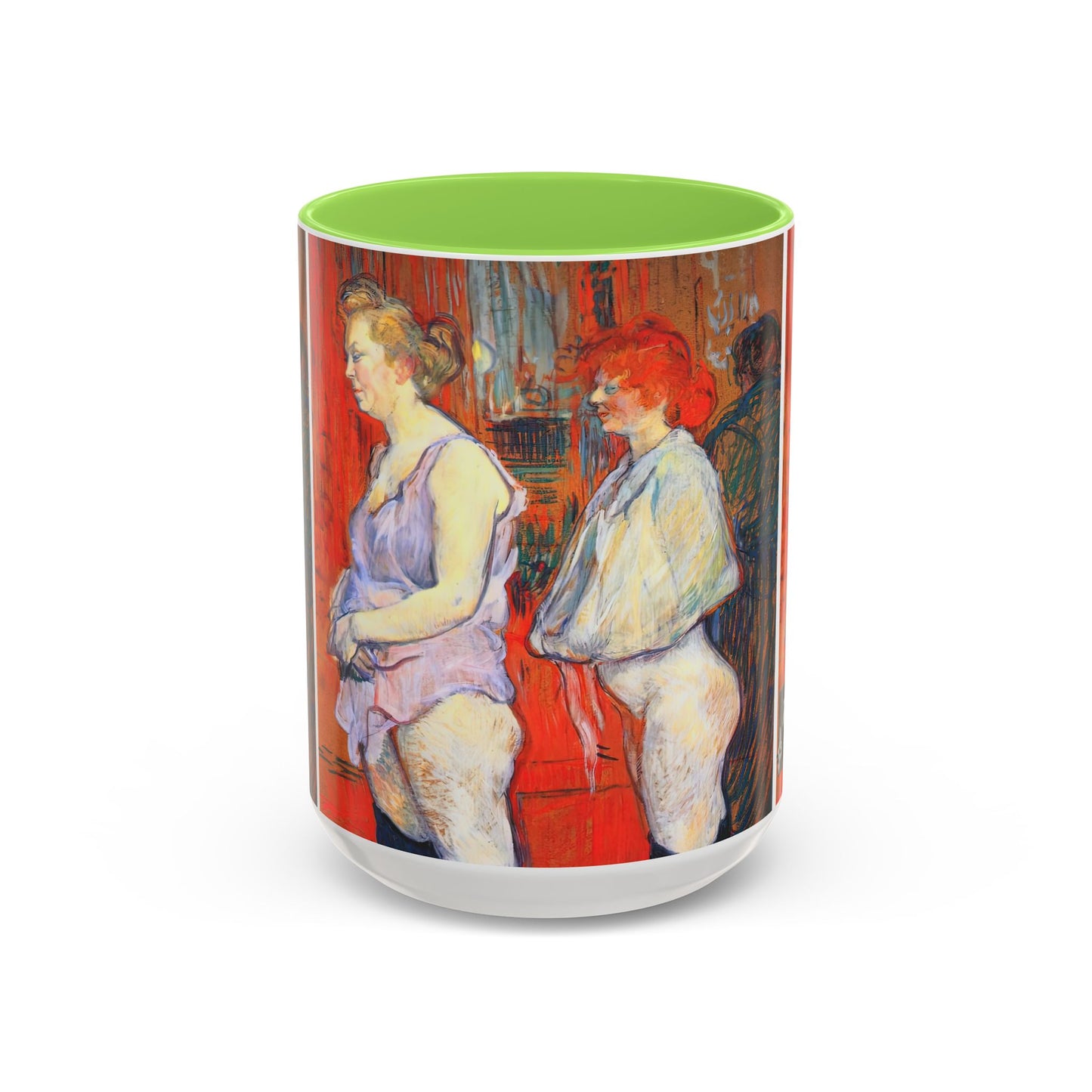 Toulouse-Lautrec, Henri - The Medical Inspection (1894) - Colorful Accent Mugs