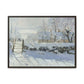 Monet, Claude - The Magpie (1868) - Matte Canvas, Framed