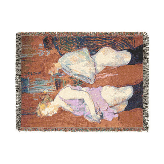 Toulouse-Lautrec, Henri - The Medical Inspection (1894) - Woven Blanket