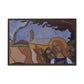 Filiger, Charles - Virgin and Two Angels (1895) - Matte Canvas, Framed