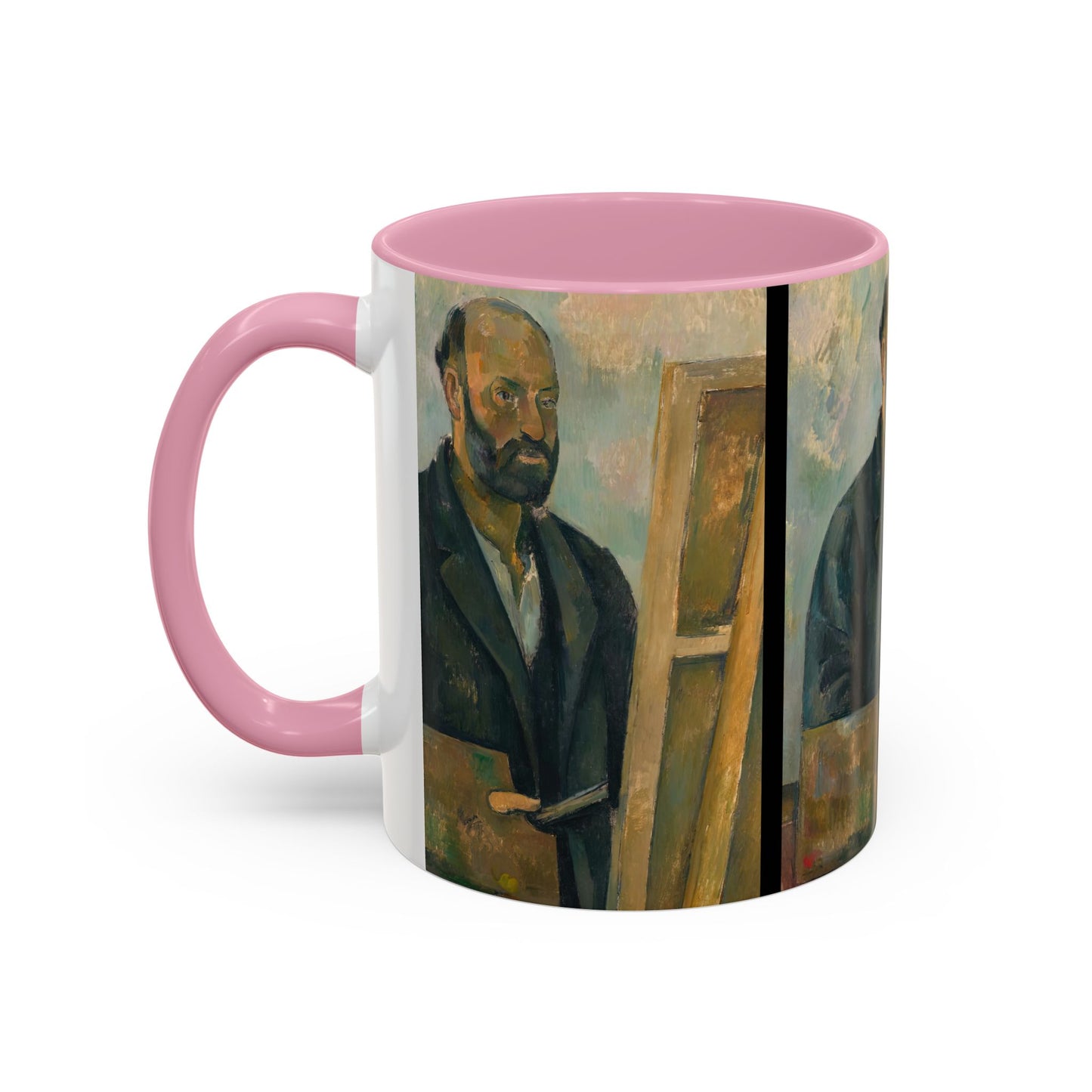 Cézanne, Paul - Portrait of the Artist with a Palette (1890) - Colorful Accent Mugs