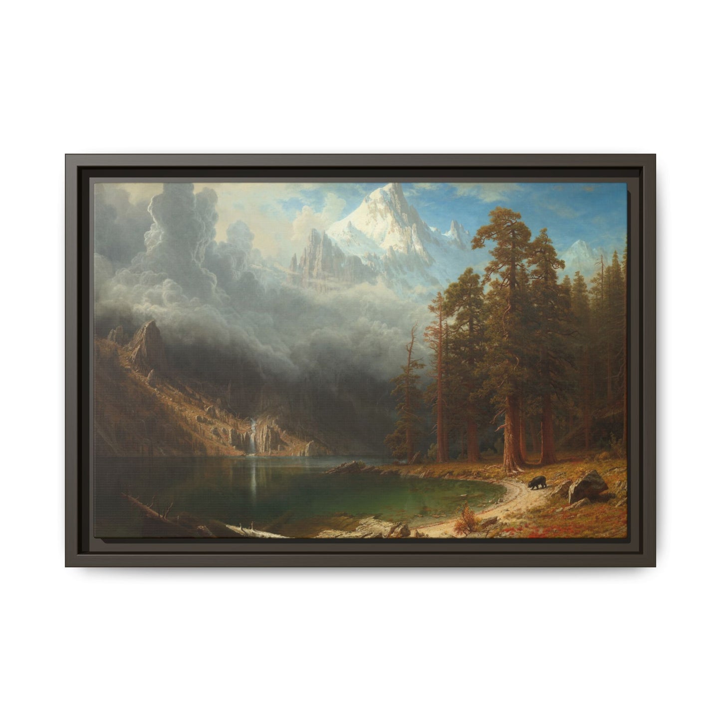 Bierstadt, Albert - Mount Corcoran (1877) - Matte Canvas, Framed
