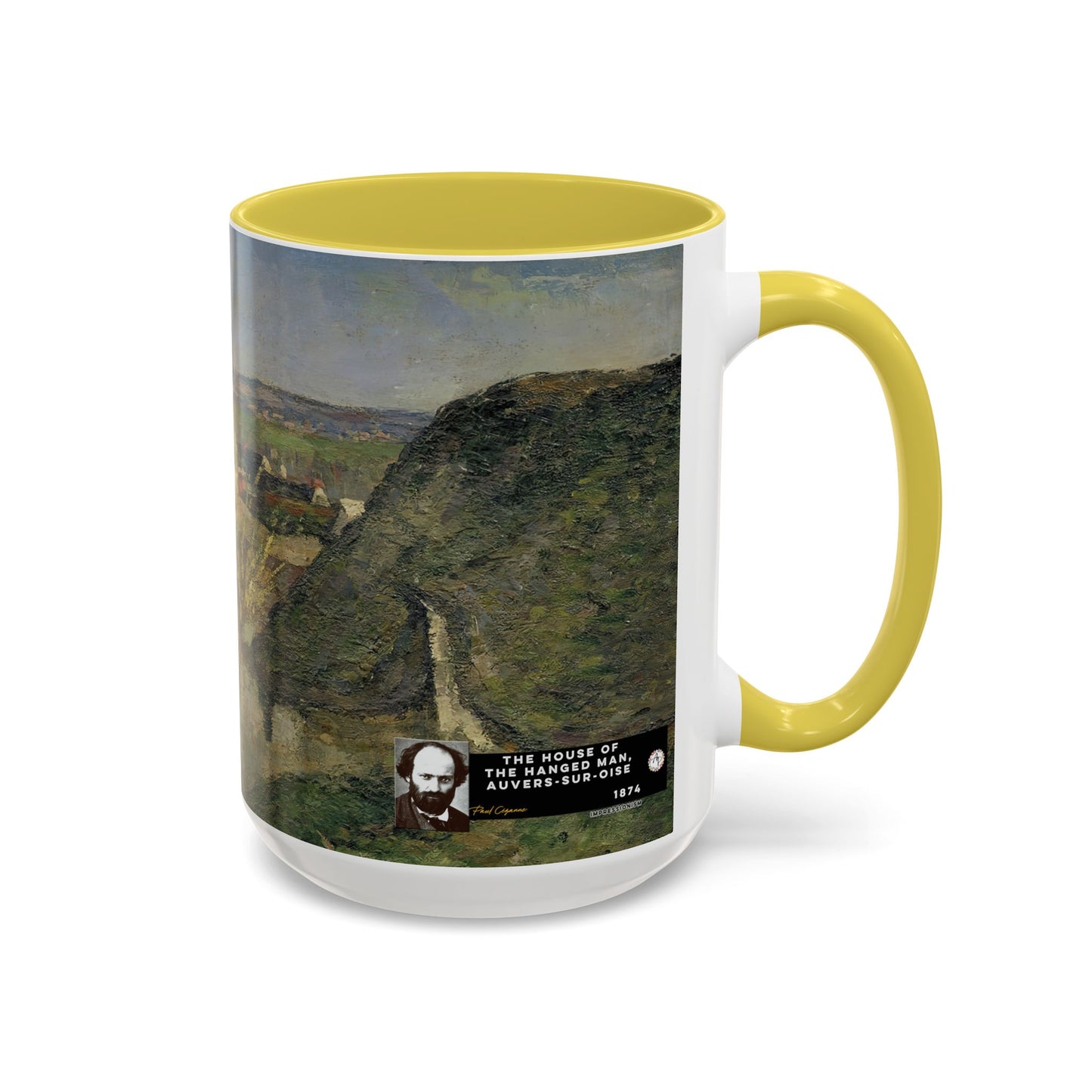 Cézanne, Paul - The House of the Hanged Man, Auvers-sur-Oise (1874) - Colorful Accent Mugs