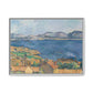 Cézanne, Paul - The Bay of Marseille, Seen from L'Estaque (1885) - Matte Canvas, Framed
