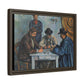 Cézanne, Paul - The Card Players (1892) - Matte Canvas, Framed