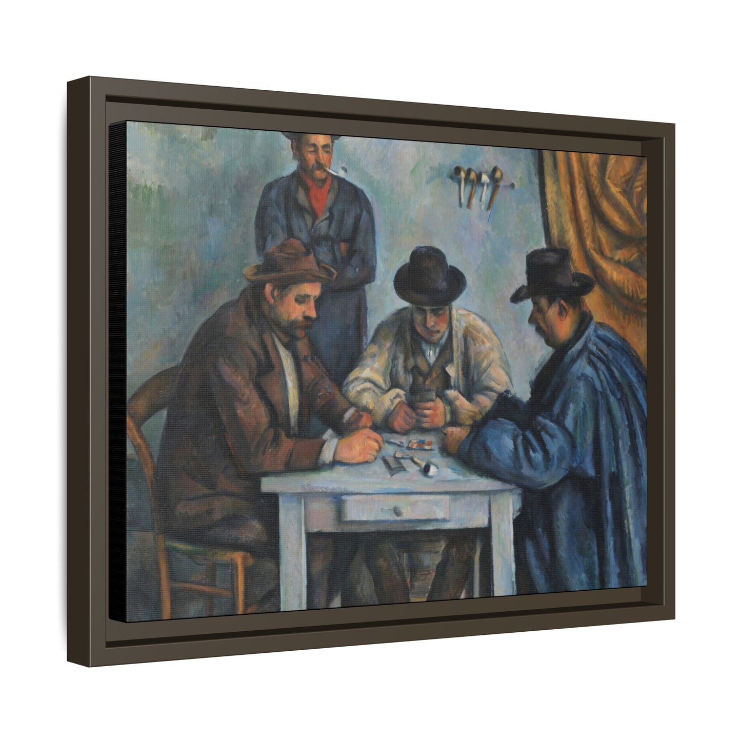 Cézanne, Paul - The Card Players (1892) - Matte Canvas, Framed