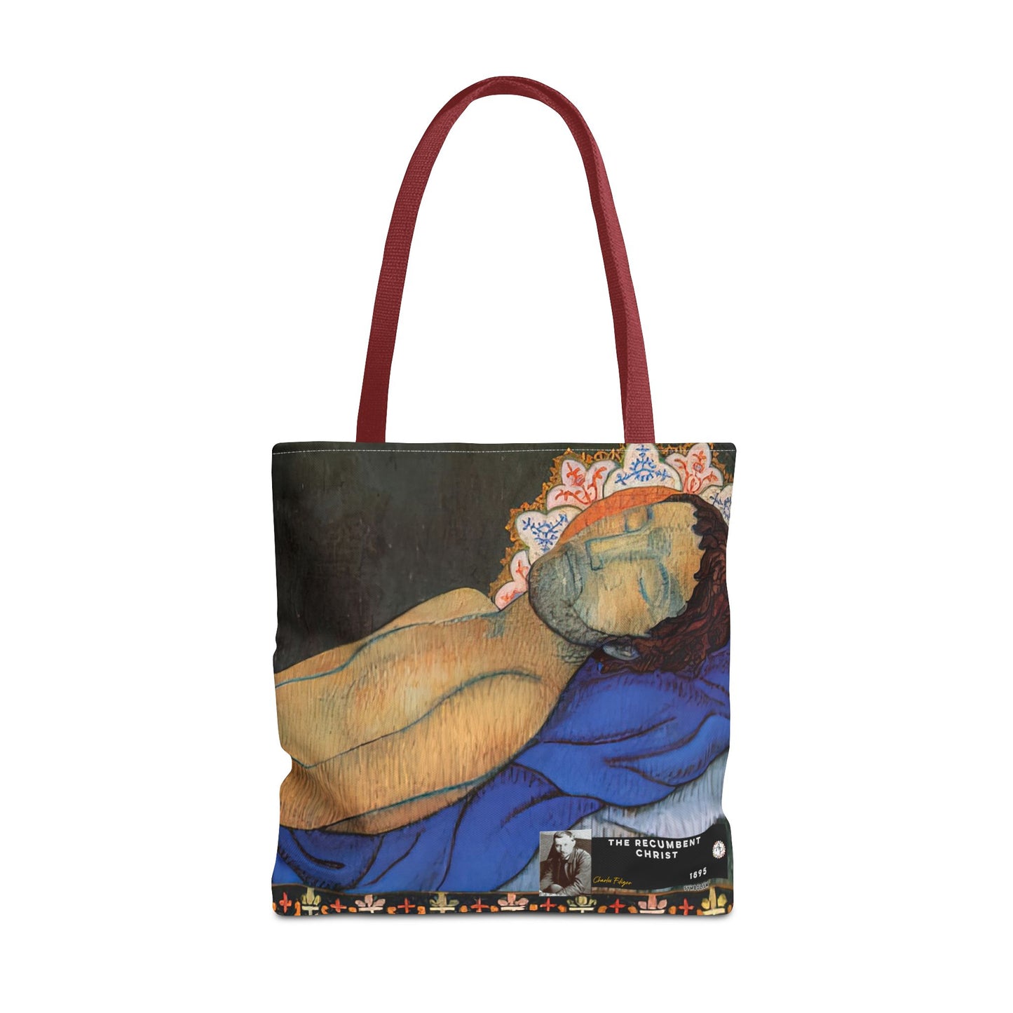 Filiger, Charles - The Recumbent Christ (1895) - Tote Bag