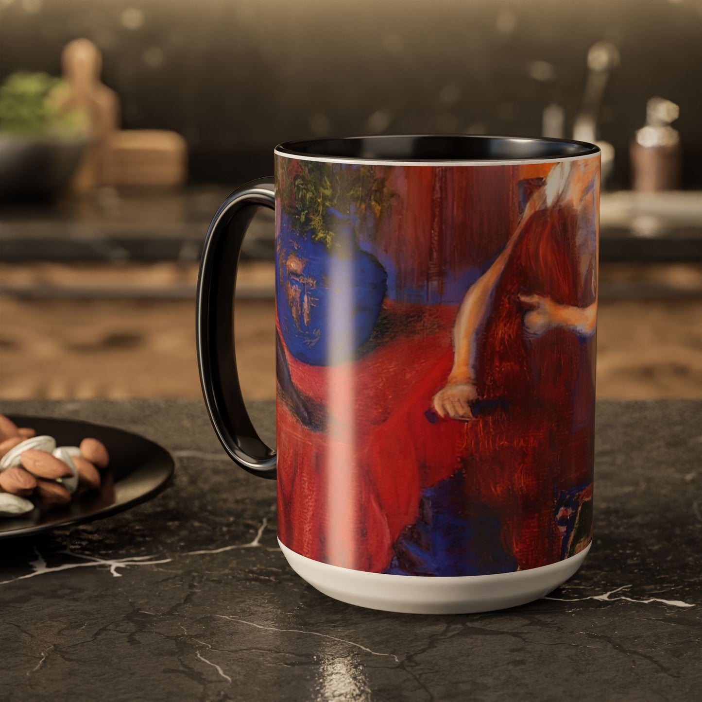 Ranson, Paul - The Golden Head of Hair (1909) - Colorful Accent Mugs
