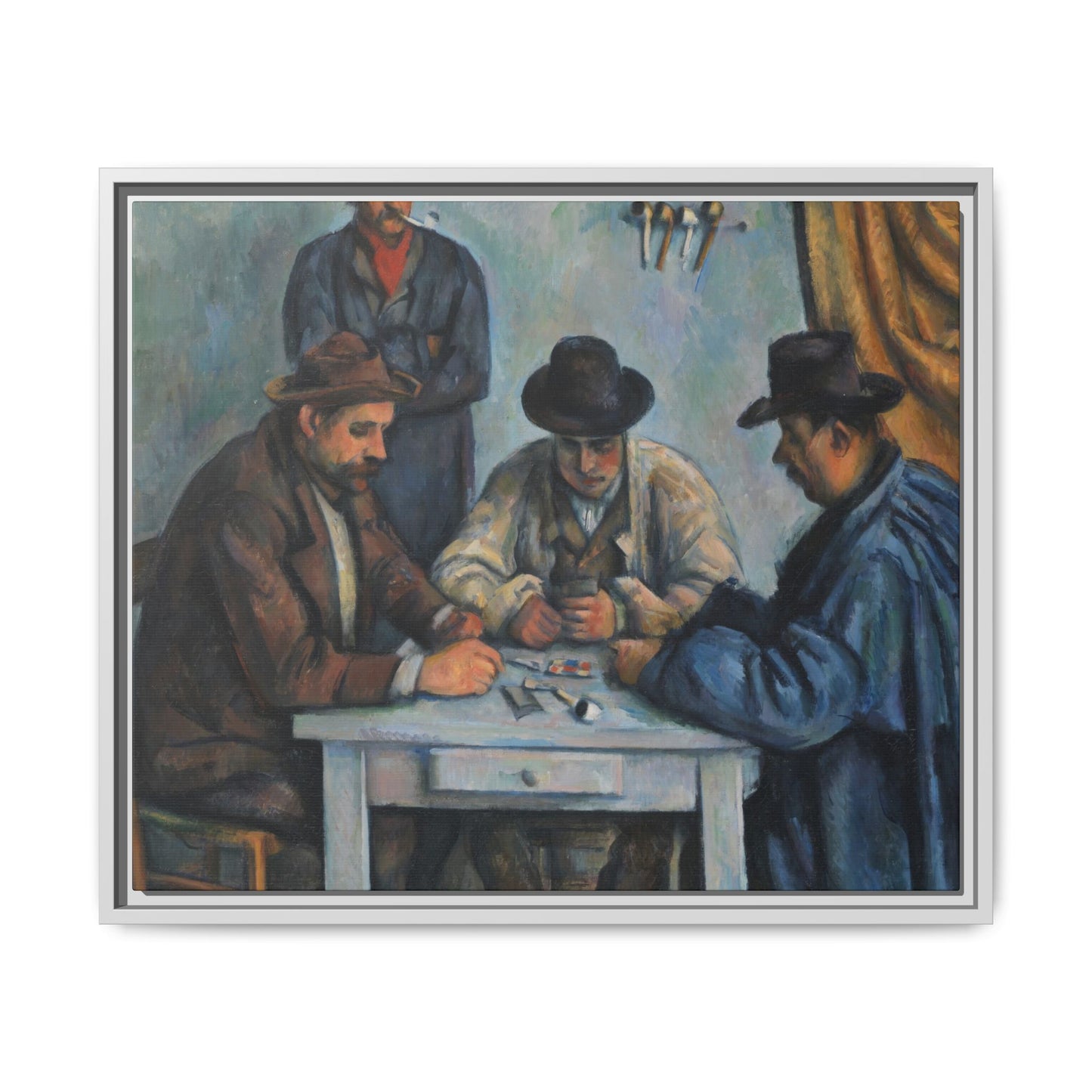 Cézanne, Paul - The Card Players (1892) - Matte Canvas, Framed