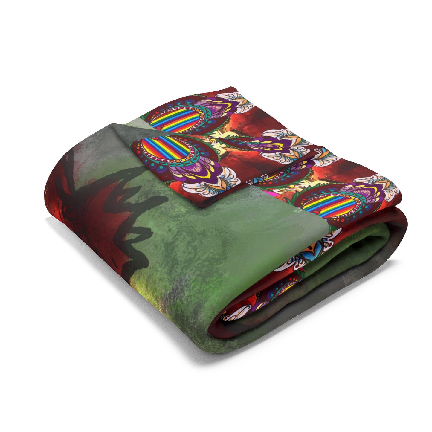 Seeds of Pride Mandala - Arctic Fleece Blanket