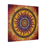 Solar Disc Mandala A - Canvas