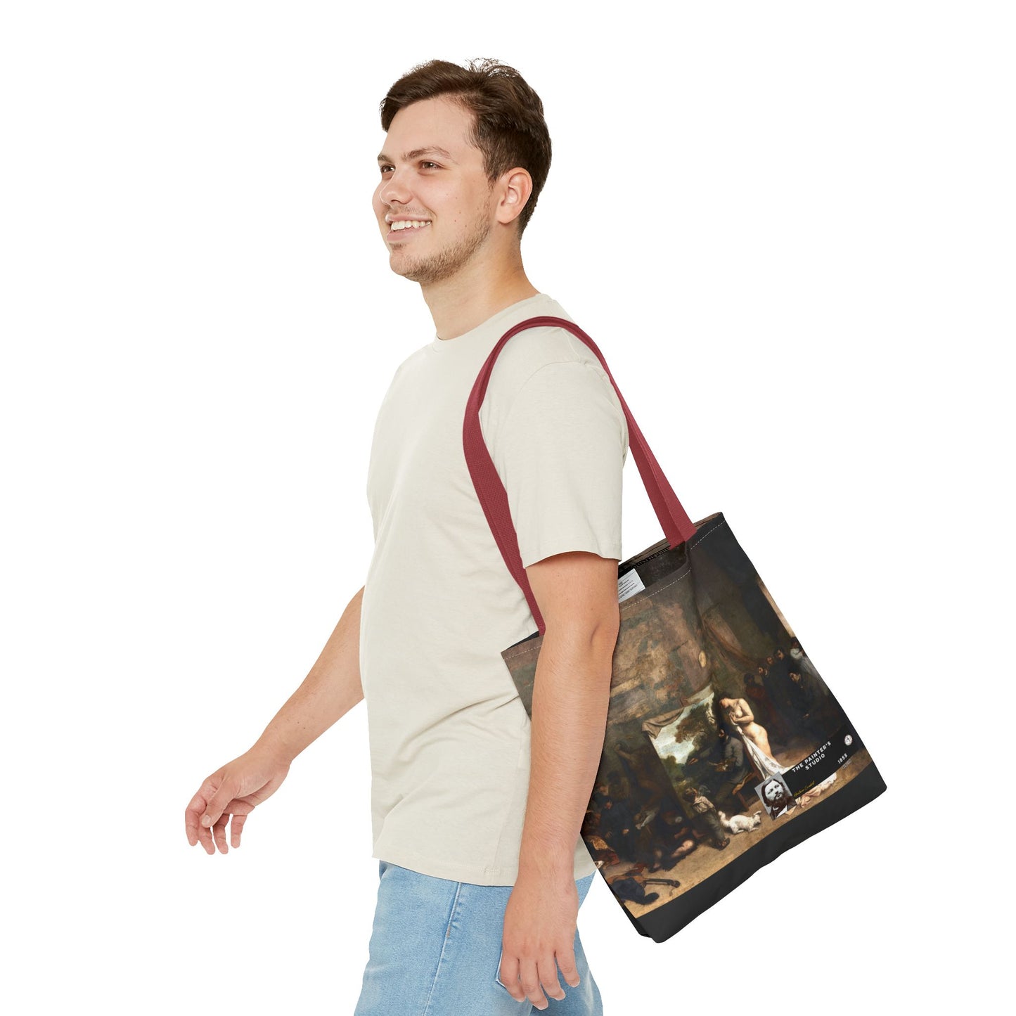 Courbet, Gustave - The Painter’s Studio (1855) - Tote Bag