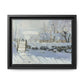 Monet, Claude - The Magpie (1868) - Matte Canvas, Framed