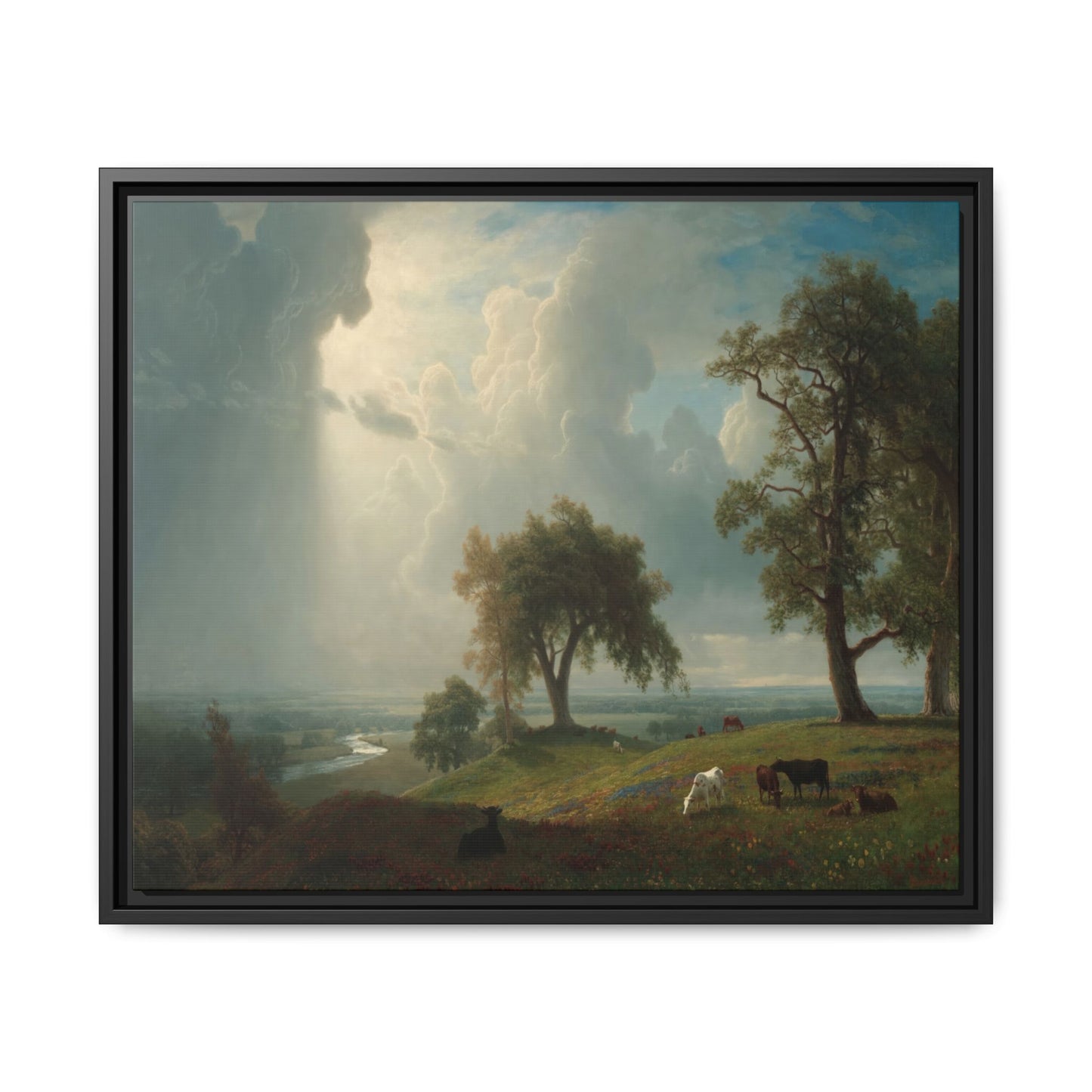 Bierstadt, Albert - California Spring (1875) - Matte Canvas, Framed