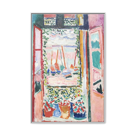 Matisse, Henri - Open Window, Collioure (1905) - Matte Canvas, Framed