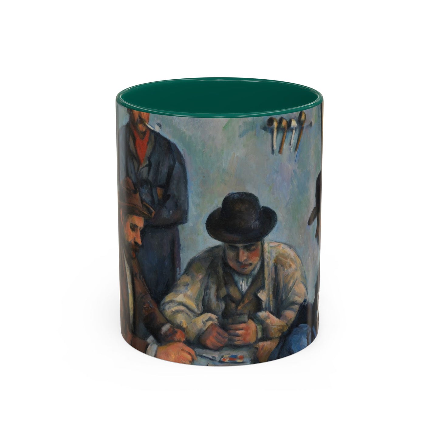 Cézanne, Paul - The Card Players (1892) - Colorful Accent Mugs