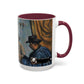 Cézanne, Paul - The Card Players (1892) - Colorful Accent Mugs