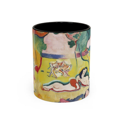 Matisse, Henri - The Joy of Life (1905) - Colorful Accent Mugs