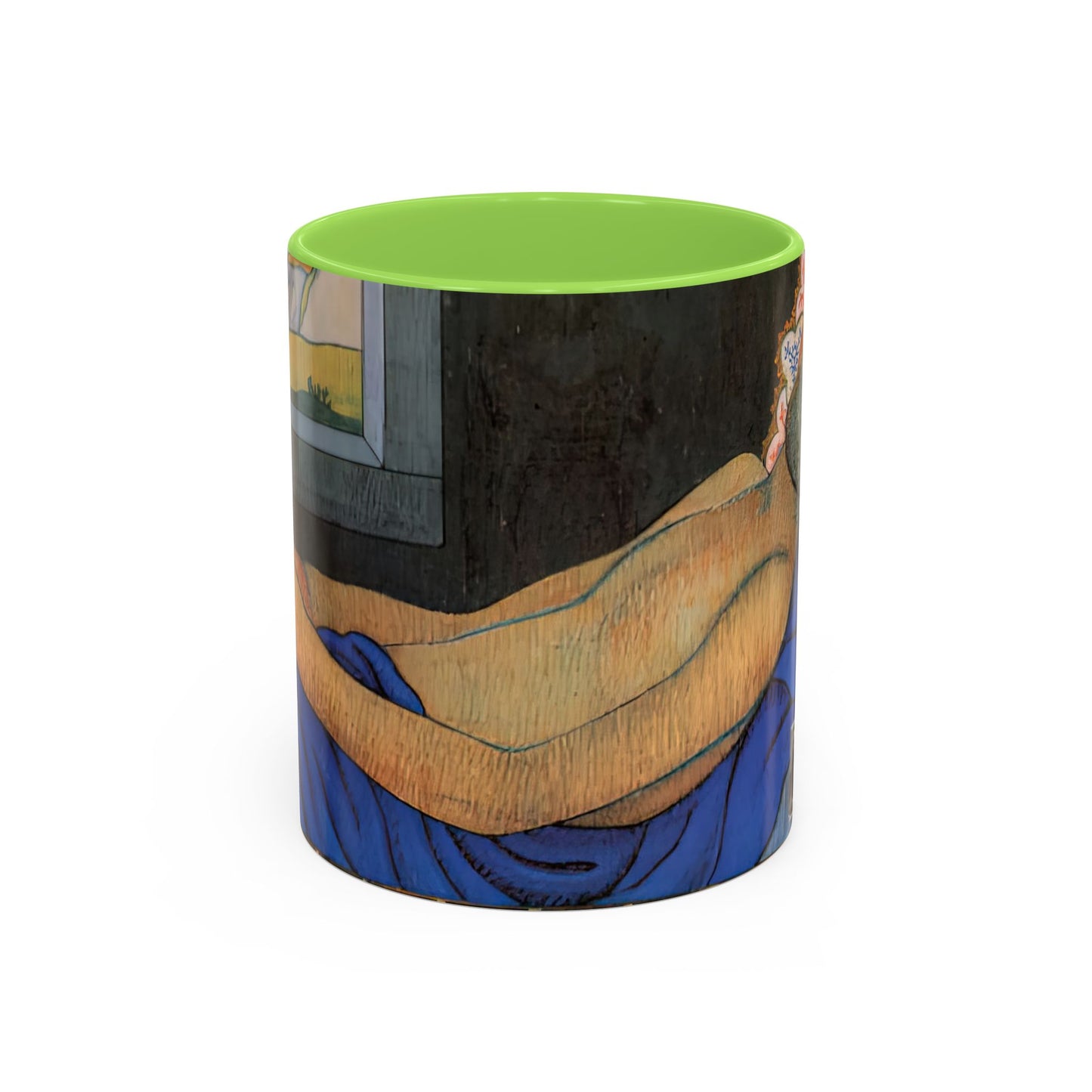 Filiger, Charles - The Recumbent Christ (1895) - Colorful Accent Mugs