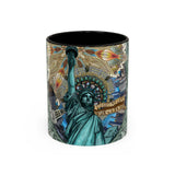 Liberty Mandala - Colorful Accent Mugs